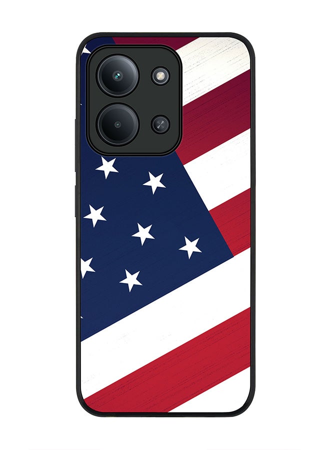 For Xiaomi Redmi 15C 4G Case,Slim fit Camera Protection, Shockproof Thin Phone cover  - Flag Of US